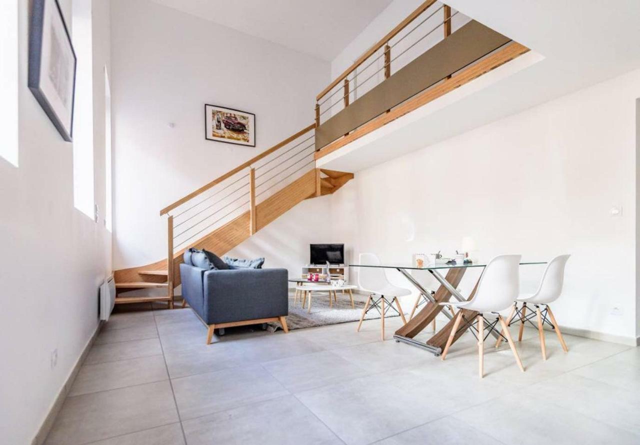 002 - Appartement Duplex Moderne - Jeanne D Arc, Toulouse Bagian luar foto